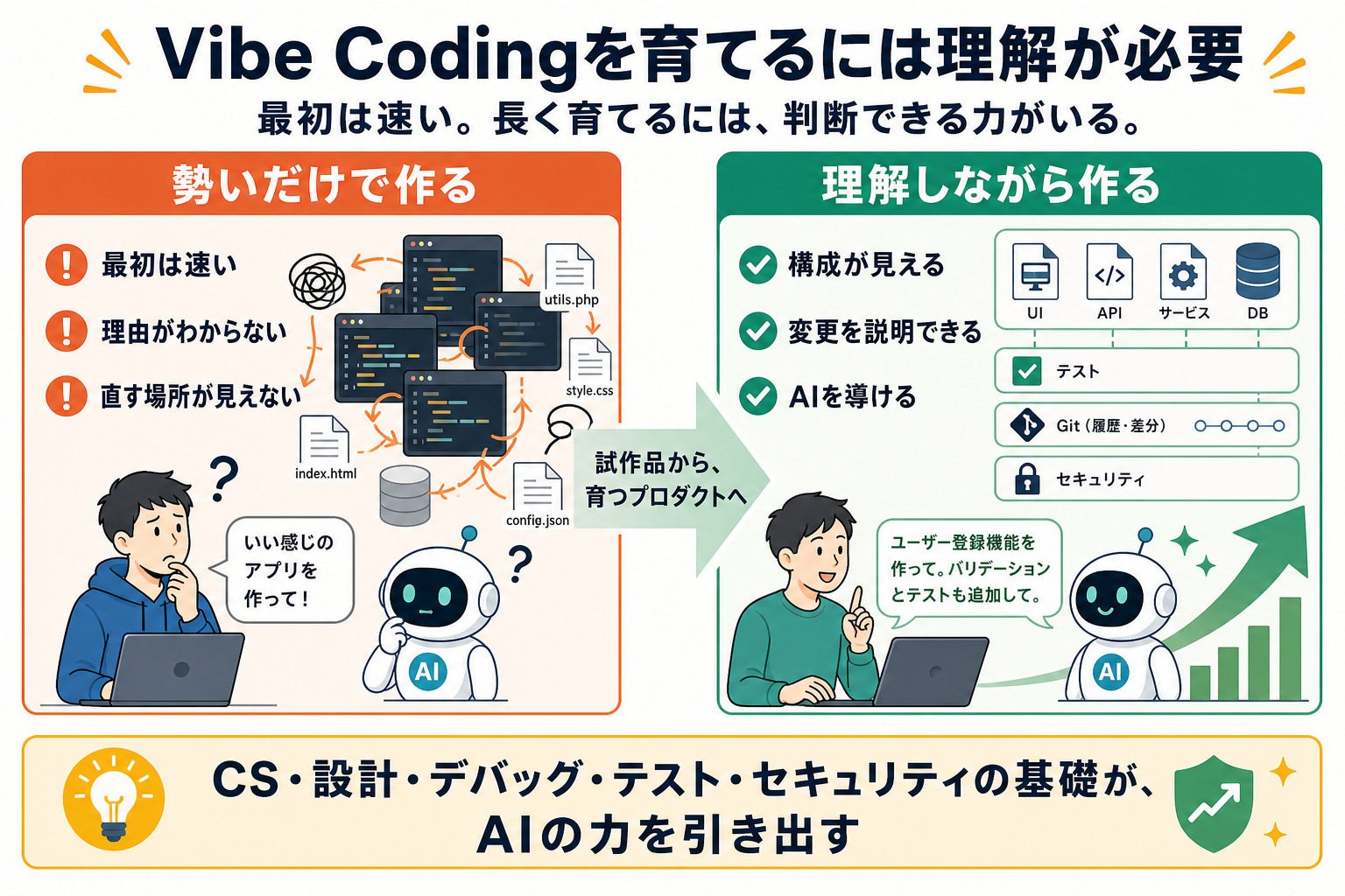 Vibe Codingを育てるには理解が必要